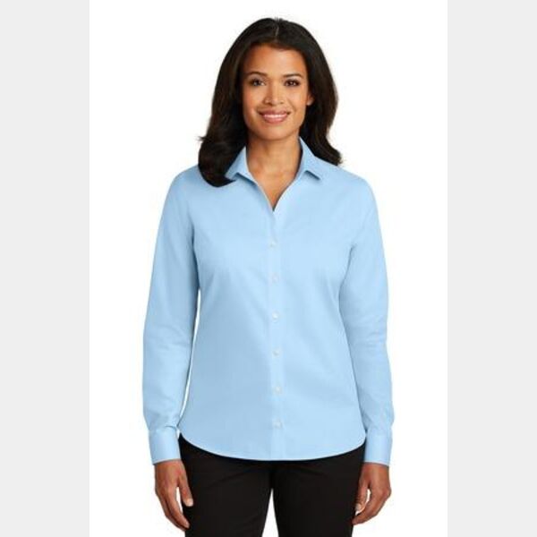Ladies Non Iron Twill Shirt Thumbnail