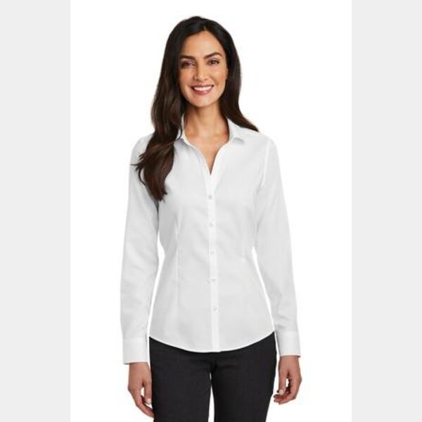 Ladies Pinpoint Oxford Non Iron Shirt Thumbnail