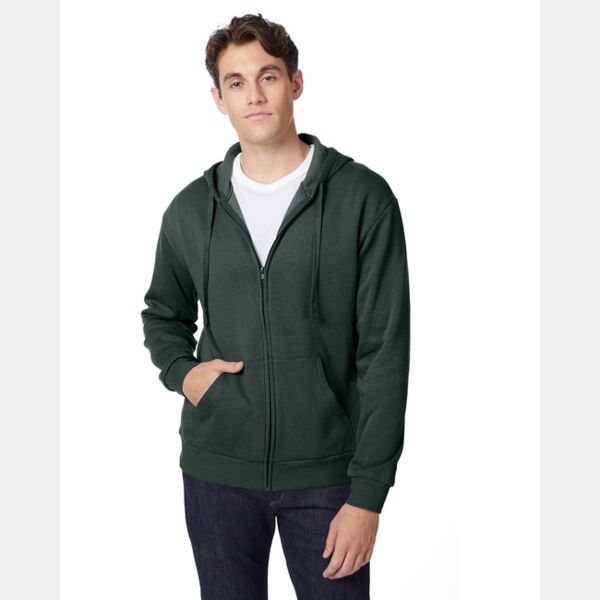Unisex Eco-Cozy Fleece Zip Hooded Sweatshirt Thumbnail